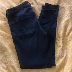 Black American Eagle super stretch jegging